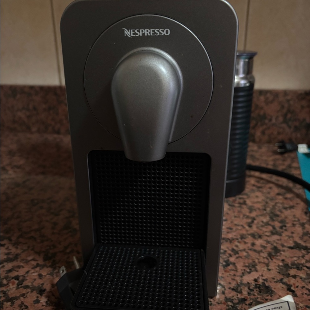 Nespresso Espresso Maker in Metallic Gray